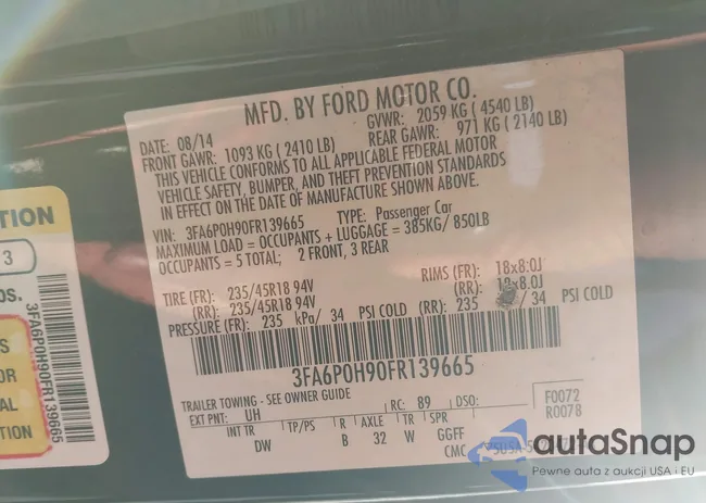 3FA6P0H90FR139665: 43869602