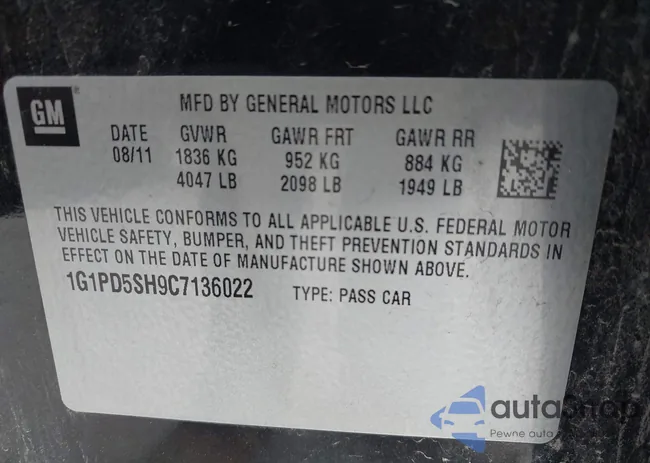 1G1PD5SH9C7136022: 43869692