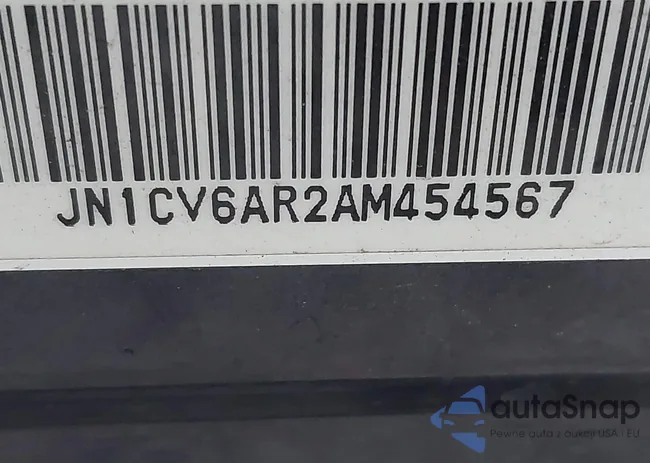 JN1CV6AR2AM454567: 43869842