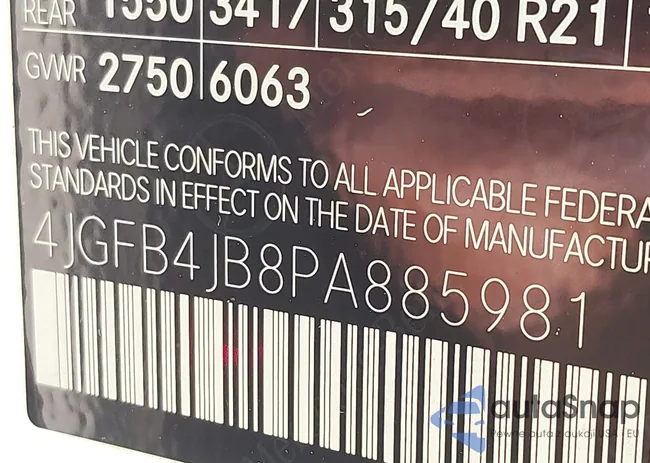 4JGFB4JB8PA885981: 43871021