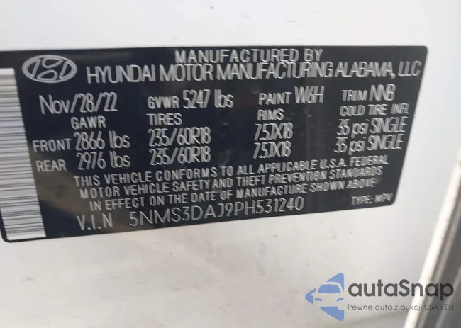 5NMS3DAJ9PH531240: 43870596