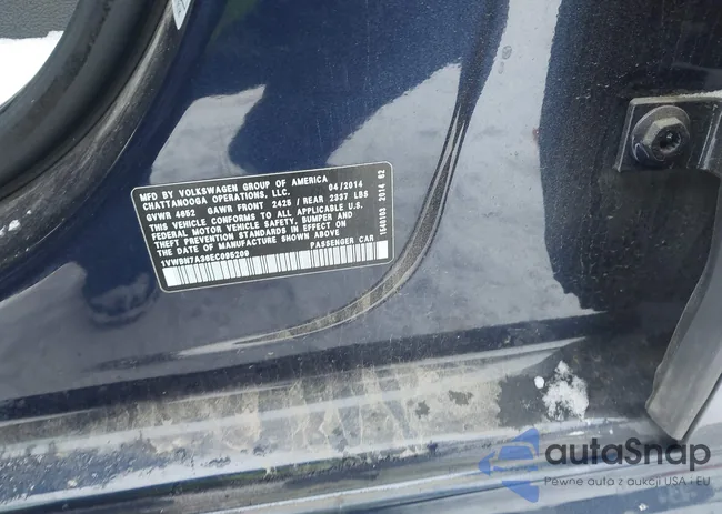 1VWBN7A36EC095209: 43872069