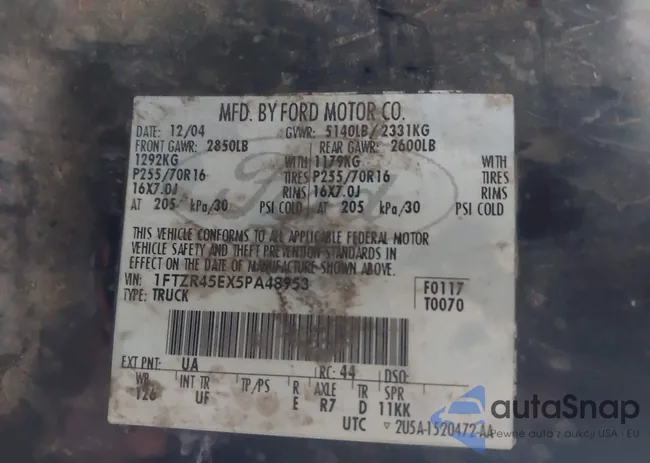 1FTZR45EX5PA48953: 43872205