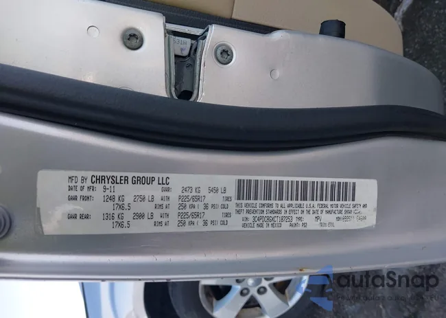 3C4PDCBGXCT187253: 43872415