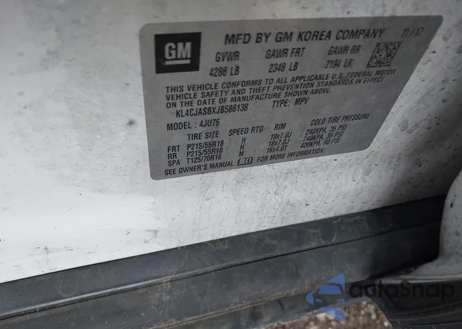 KL4CJASBXJB586138: 43872460