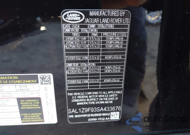 SAL1Z9F93SA433676: 43871485