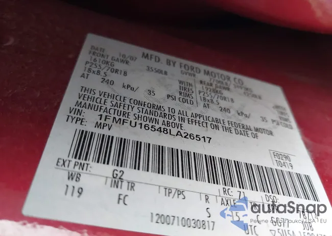 1FMFU16548LA26517: 43871548