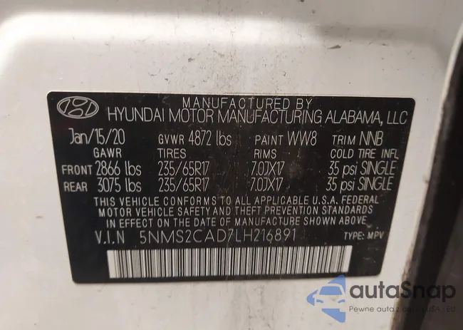 5NMS2CAD7LH216891: 43871697