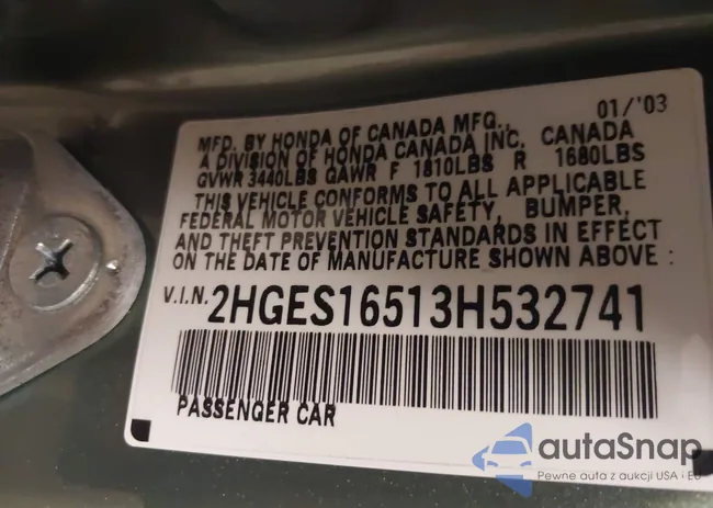 2HGES16513H532741: 43873304