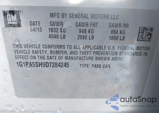 1G1PA5SH9D7284245: 43873382