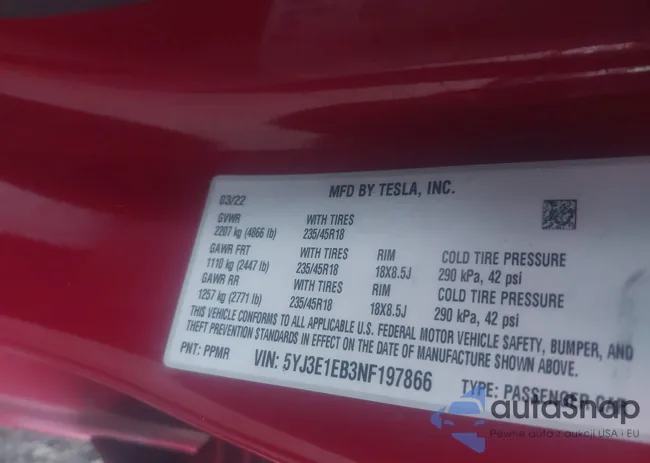 5YJ3E1EB3NF197866: 43873385