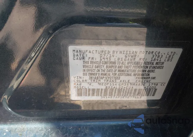 3N1AB7AP1EY277663: 43873409