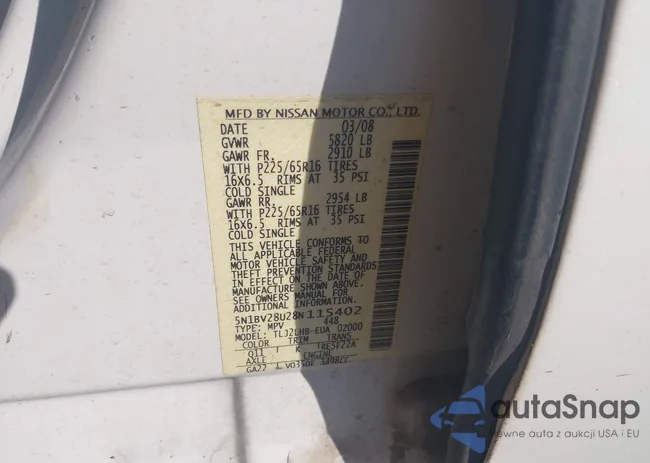 5N1BV28U28N115402: 43872503