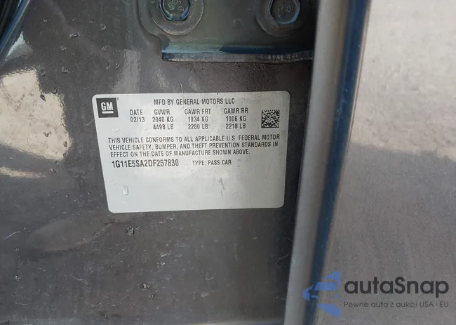 1G11E5SA2DF257830: 43874129