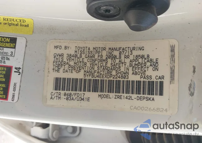 5YFBU4EEXDP224803: 43874175