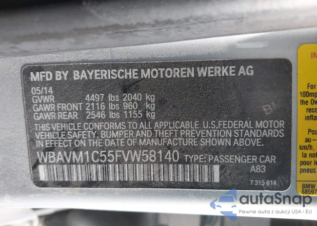 WBAVM1C55FVW58140: 43874412