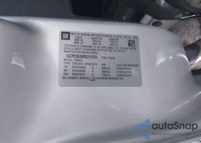 3GCPCSE09DG219762: 43874441