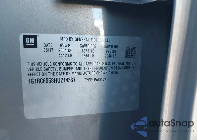 1G1RC6S58HU214337: 43875149