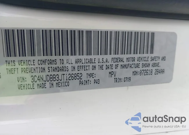 3C4NJDBB3JT126852: 43874815