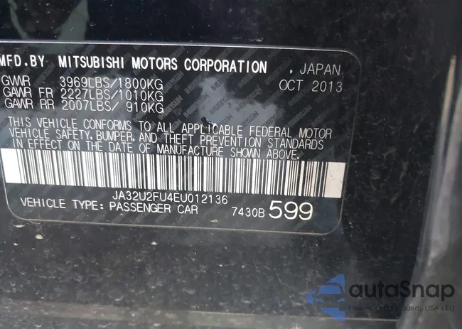 JA32U2FU4EU012136: 43876153