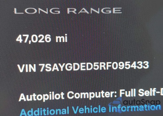 7SAYGDED5RF095433: 43875824