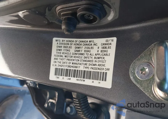 2HGFC1F38GH636617: 43875832