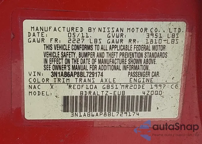 3N1AB6AP8BL729174: 43876890