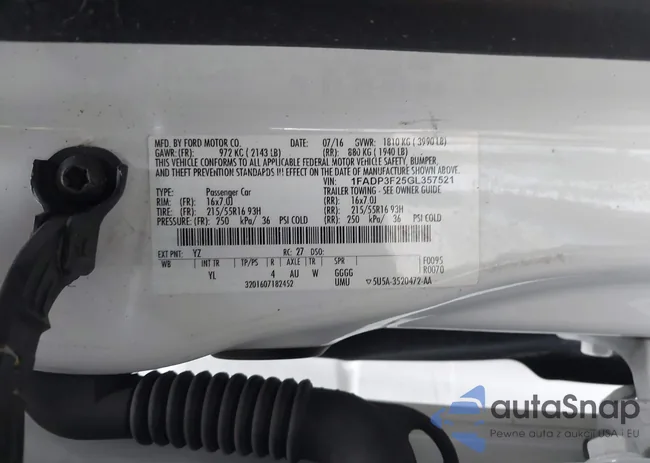 1FADP3F25GL357521: 43876996