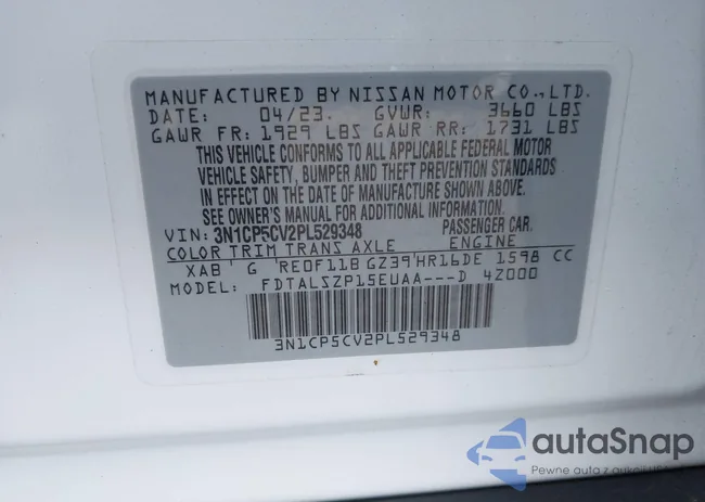 3N1CP5CV2PL529348: 43877110