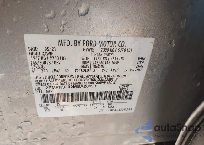 2FMPK3J90MBA26430: 43877412