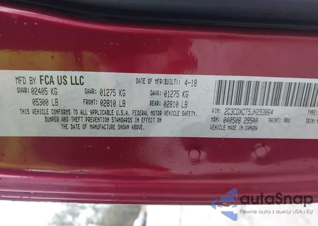 2C3CDXCT5JH293864: 43876733