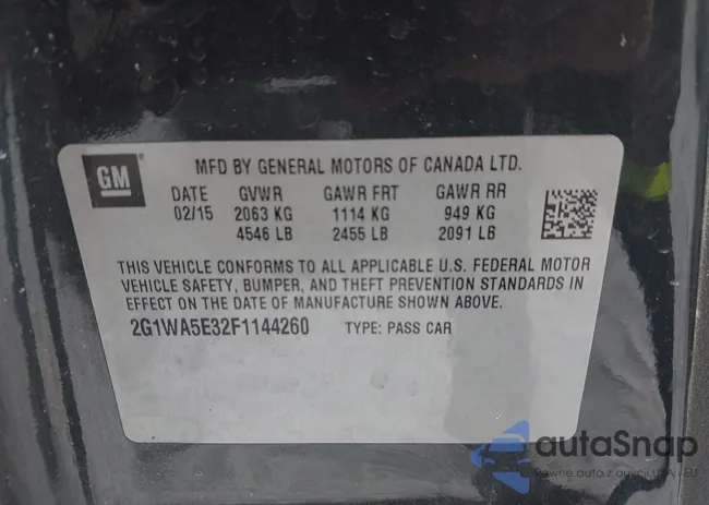 2G1WA5E32F1144260: 43877942