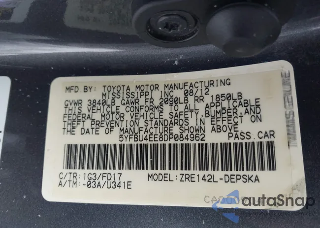 5YFBU4EE8DP084962: 43877948