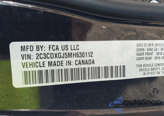 2C3CDXGJ5MH630112: 43878043