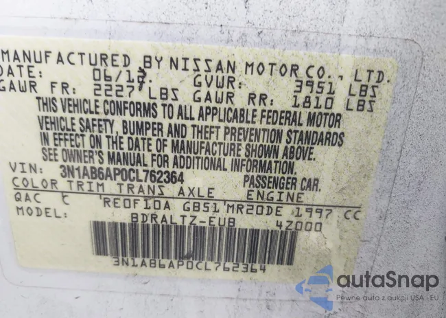 3N1AB6AP0CL762364: 43878080