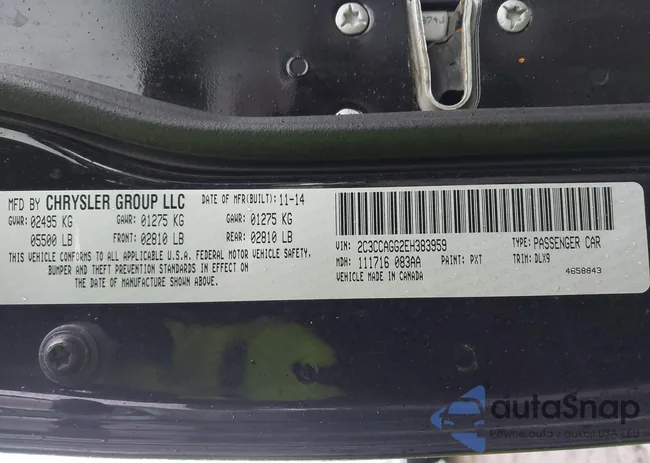 2C3CCAGG2EH383959: 43878221