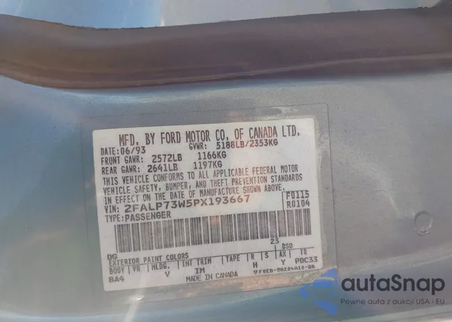 2FALP73W5PX193667: 43878314