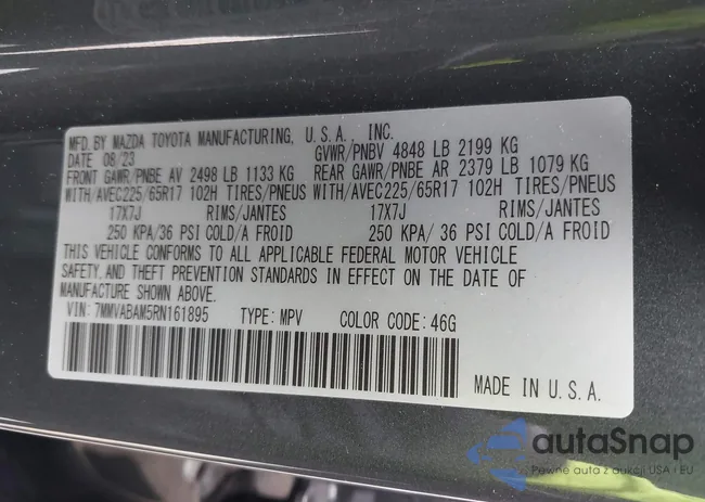 7MMVABAM5RN161895: 43877647