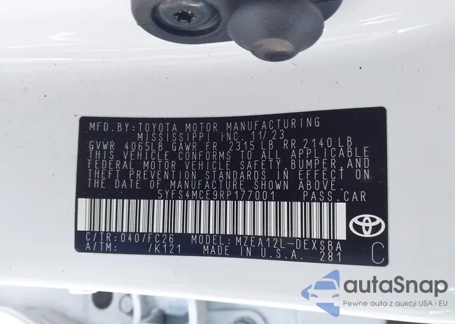 5YFS4MCE9RP177001: 43877754