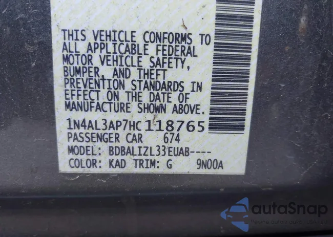 1N4AL3AP7HC118765: 43879331