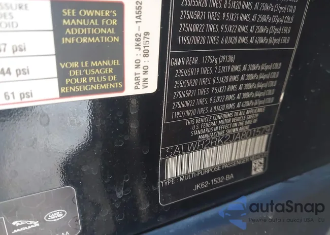 SALWR2RK2JA801579: 43879355