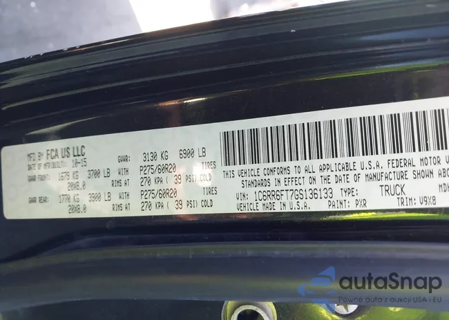 1C6RR6FT7GS136133: 43878642