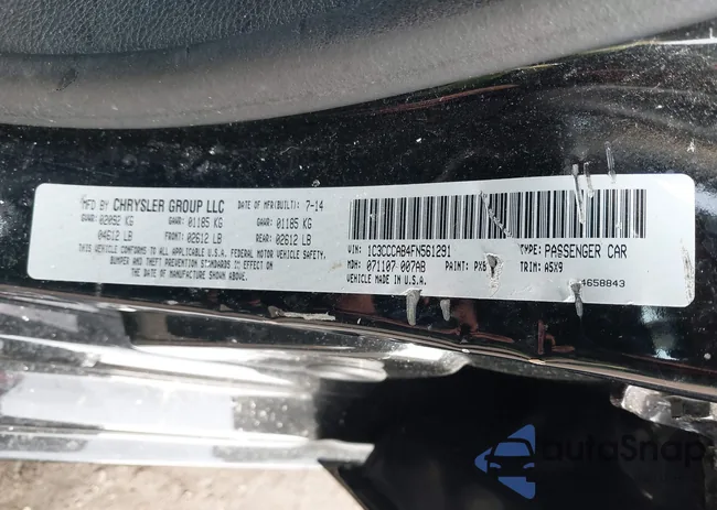 1C3CCCAB4FN561291: 43878729