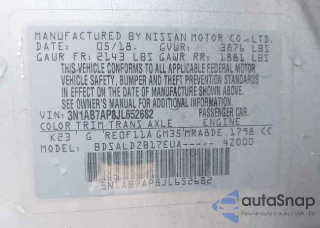 3N1AB7AP8JL652682: 43878751