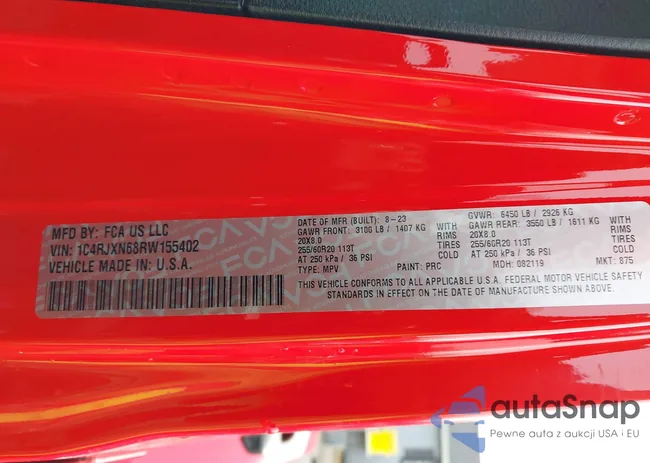 1C4RJXN68RW155402: 43879957