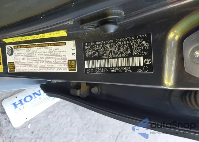 JTDZN3EU1D3284863: 43879994