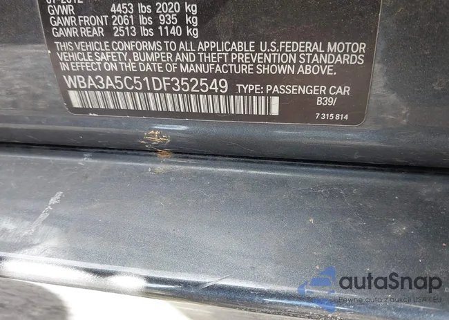 WBA3A5C51DF352549: 43880034