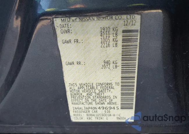 1N4AL3AP4DN496945: 43880209