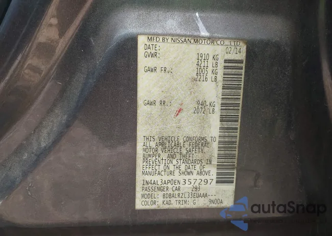 1N4AL3AP0EN357297: 43880247