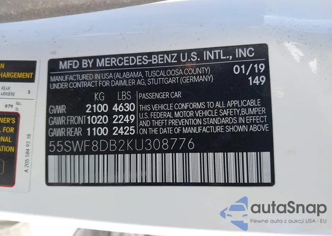 55SWF8DB2KU308776: 43879656